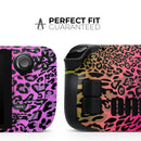 Tropical Neon Animal Print // Full Body Skin Decal Wrap Kit for the Steam Deck handheld gaming computer