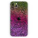 Tropical Neon Animal Print - Protective Skin Wrap & Decal – Compatible with iPhone SE to iPhone 17 Pro Max (All Models)