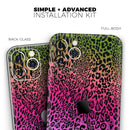 Tropical Neon Animal Print - Protective Skin Wrap & Decal – Compatible with iPhone SE to iPhone 17 Pro Max (All Models)