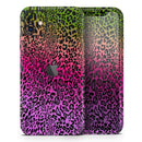 Tropical Neon Animal Print - Protective Skin Wrap & Decal – Compatible with iPhone SE to iPhone 17 Pro Max (All Models)