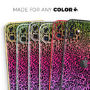 Tropical Neon Animal Print - Protective Skin Wrap & Decal – Compatible with iPhone SE to iPhone 17 Pro Max (All Models)