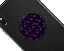Tropical Neon Summer Flamingo - Skin Kit for PopSockets and other Smartphone Extendable Grips & Stands
