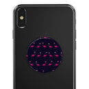 Tropical Neon Summer Flamingo - Skin Kit for PopSockets and other Smartphone Extendable Grips & Stands