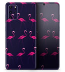 Tropical Neon Summer Flamingo - Premium Vinyl Skin Decal for Samsung Galaxy S25 Ultra, S24, S23, S22 & All Galaxy S Models