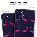 Tropical Neon Summer Flamingo - Premium Vinyl Skin Decal for Samsung Galaxy S25 Ultra, S24, S23, S22 & All Galaxy S Models