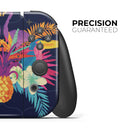 Tropical Neon Summer Reflect // Skin Decal Wrap Kit for Nintendo Switch Console & Dock, Joy-Cons, Pro Controller, Lite, 3DS XL, 2DS XL, DSi, or Wii - Vinyl Skin Wrap for Nintendo Switch 2, OLED, Lite, Pro Controller, Wii & Classic Handhelds