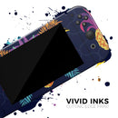 Tropical Neon Summer Reflect // Skin Decal Wrap Kit for Nintendo Switch Console & Dock, Joy-Cons, Pro Controller, Lite, 3DS XL, 2DS XL, DSi, or Wii - Vinyl Skin Wrap for Nintendo Switch 2, OLED, Lite, Pro Controller, Wii & Classic Handhelds