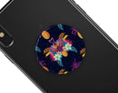 Tropical Neon Summer Reflect - Skin Kit for PopSockets and other Smartphone Extendable Grips & Stands