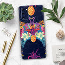 Tropical Neon Summer Reflect - Premium Vinyl Skin Decal for Samsung Galaxy S25 Ultra, S24, S23, S22 & All Galaxy S Models