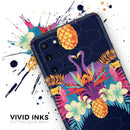 Tropical Neon Summer Reflect - Premium Vinyl Skin Decal for Samsung Galaxy S25 Ultra, S24, S23, S22 & All Galaxy S Models