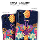 Tropical Neon Summer Reflect - Premium Vinyl Skin Decal for Samsung Galaxy S25 Ultra, S24, S23, S22 & All Galaxy S Models