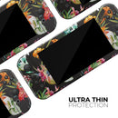 Tropical Skull Floral // Skin Decal Wrap Kit for Nintendo Switch Console & Dock, Joy-Cons, Pro Controller, Lite, 3DS XL, 2DS XL, DSi, or Wii - Vinyl Skin Wrap for Nintendo Switch 2, OLED, Lite, Pro Controller, Wii & Classic Handhelds