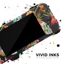 Tropical Skull Floral // Skin Decal Wrap Kit for Nintendo Switch Console & Dock, Joy-Cons, Pro Controller, Lite, 3DS XL, 2DS XL, DSi, or Wii - Vinyl Skin Wrap for Nintendo Switch 2, OLED, Lite, Pro Controller, Wii & Classic Handhelds