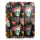 Tropical Skull Floral - Protective Skin Wrap & Decal – Compatible with iPhone SE to iPhone 17 Pro Max (All Models)