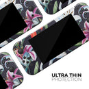 Tropical Summer Floral v3 // Skin Decal Wrap Kit for Nintendo Switch Console & Dock, Joy-Cons, Pro Controller, Lite, 3DS XL, 2DS XL, DSi, or Wii - Vinyl Skin Wrap for Nintendo Switch 2, OLED, Lite, Pro Controller, Wii & Classic Handhelds