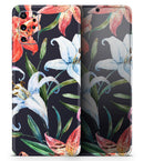 Tropical Summer Floral v3 - Premium Vinyl Skin Decal for Samsung Galaxy S25 Ultra, S24, S23, S22 & All Galaxy S Models