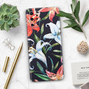 Tropical Summer Floral v3 - Premium Vinyl Skin Decal for Samsung Galaxy S25 Ultra, S24, S23, S22 & All Galaxy S Models