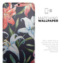 Tropical Summer Floral v3 - Premium Vinyl Skin Decal for Samsung Galaxy S25 Ultra, S24, S23, S22 & All Galaxy S Models