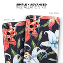 Tropical Summer Floral v3 - Premium Vinyl Skin Decal for Samsung Galaxy S25 Ultra, S24, S23, S22 & All Galaxy S Models