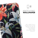 Tropical Summer Floral v3 - Protective Skin Wrap & Decal – Compatible with iPhone SE to iPhone 17 Pro Max (All Models)