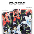 Tropical Summer Floral v3 - Protective Skin Wrap & Decal – Compatible with iPhone SE to iPhone 17 Pro Max (All Models)