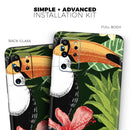 Tropical Summer Forrest - Premium Vinyl Skin Decal for Samsung Galaxy S25 Ultra, S24, S23, S22 & All Galaxy S Models