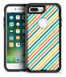 Tropical Summer Gold Striped v1 - iPhone 7 Plus/8 Plus OtterBox Case & Skin Kits