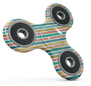 Tropical Summer Gold Striped v1 Full-Body Fidget Spinner Skin-Kit