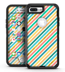 Tropical Summer Gold Striped v1 - iPhone 7 Plus/8 Plus OtterBox Case & Skin Kits