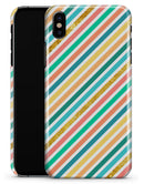 Tropical Summer Gold Striped v1 - iPhone X Clipit Case
