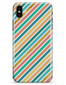 Tropical Summer Gold Striped v1 - iPhone X Clipit Case