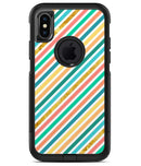Tropical Summer Gold Striped v1 - iPhone X OtterBox Case & Skin Kits