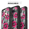 Tropical Summer Hot Pink Floral - Skin Kit for the iPhone OtterBox Cases