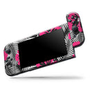 Tropical Summer Hot Pink Floral // Skin Decal Wrap Kit for Nintendo Switch Console & Dock, Joy-Cons, Pro Controller, Lite, 3DS XL, 2DS XL, DSi, or Wii - Vinyl Skin Wrap for Nintendo Switch 2, OLED, Lite, Pro Controller, Wii & Classic Handhelds