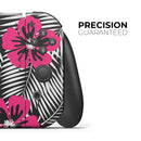 Tropical Summer Hot Pink Floral // Skin Decal Wrap Kit for Nintendo Switch Console & Dock, Joy-Cons, Pro Controller, Lite, 3DS XL, 2DS XL, DSi, or Wii - Vinyl Skin Wrap for Nintendo Switch 2, OLED, Lite, Pro Controller, Wii & Classic Handhelds