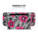 Tropical Summer Hot Pink Floral // Skin Decal Wrap Kit for Nintendo Switch Console & Dock, Joy-Cons, Pro Controller, Lite, 3DS XL, 2DS XL, DSi, or Wii - Vinyl Skin Wrap for Nintendo Switch 2, OLED, Lite, Pro Controller, Wii & Classic Handhelds