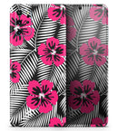 Tropical Summer Hot Pink Floral - Premium Vinyl Skin Decal for Samsung Galaxy S25 Ultra, S24, S23, S22 & All Galaxy S Models