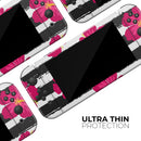 Tropical Summer Hot Pink Floral v2 // Skin Decal Wrap Kit for Nintendo Switch Console & Dock, Joy-Cons, Pro Controller, Lite, 3DS XL, 2DS XL, DSi, or Wii - Vinyl Skin Wrap for Nintendo Switch 2, OLED, Lite, Pro Controller, Wii & Classic Handhelds
