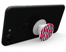 Tropical Summer Hot Pink Floral v2 - Skin Kit for PopSockets and other Smartphone Extendable Grips & Stands