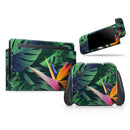 Tropical Summer Jungle v2 // Skin Decal Wrap Kit for Nintendo Switch Console & Dock, Joy-Cons, Pro Controller, Lite, 3DS XL, 2DS XL, DSi, or Wii - Vinyl Skin Wrap for Nintendo Switch 2, OLED, Lite, Pro Controller, Wii & Classic Handhelds