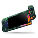 Tropical Summer Jungle v2 // Skin Decal Wrap Kit for Nintendo Switch Console & Dock, Joy-Cons, Pro Controller, Lite, 3DS XL, 2DS XL, DSi, or Wii - Vinyl Skin Wrap for Nintendo Switch 2, OLED, Lite, Pro Controller, Wii & Classic Handhelds