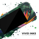 Tropical Summer Jungle v2 // Skin Decal Wrap Kit for Nintendo Switch Console & Dock, Joy-Cons, Pro Controller, Lite, 3DS XL, 2DS XL, DSi, or Wii - Vinyl Skin Wrap for Nintendo Switch 2, OLED, Lite, Pro Controller, Wii & Classic Handhelds