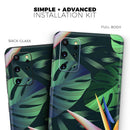 Tropical Summer Jungle v2 - Premium Vinyl Skin Decal for Samsung Galaxy S25 Ultra, S24, S23, S22 & All Galaxy S Models