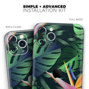 Tropical Summer Jungle v2 - Protective Skin Wrap & Decal – Compatible with iPhone SE to iPhone 17 Pro Max (All Models)
