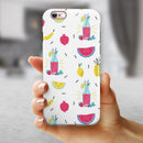 Tropical Summer Love v1 iPhone 6/6s or 6/6s Plus 2-Piece Hybrid INK-Fuzed Case