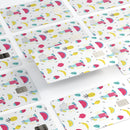 Tropical Summer Love v1 - Premium Protective Decal Skin-Kit for the Apple Credit Card