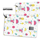 Tropical Summer Love v1 - Premium Protective Decal Skin-Kit for the Apple Credit Card