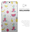 Tropical Summer Love v1 - Premium Vinyl Skin Decal for Samsung Galaxy S25 Ultra, S24, S23, S22 & All Galaxy S Models