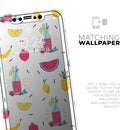 Tropical Summer Love v1 - Protective Skin Wrap & Decal – Compatible with iPhone SE to iPhone 17 Pro Max (All Models)