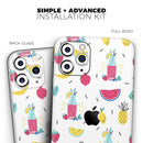 Tropical Summer Love v1 - Protective Skin Wrap & Decal – Compatible with iPhone SE to iPhone 17 Pro Max (All Models)